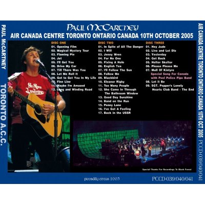 画像2: PAUL McCARTNEY / TORONTO A.C.C. 【3CD】