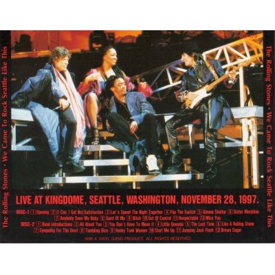 画像2: VGP-179 THE ROLLING STONES / WE CAME TO ROCK SEATTLE LIKE THIS 