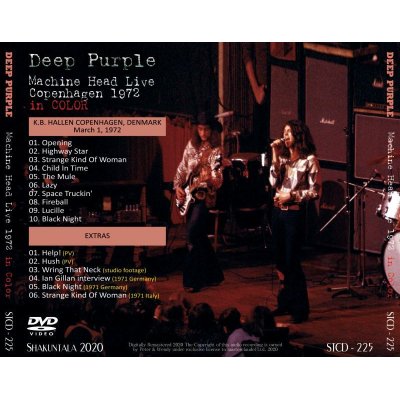 画像2: DEEP PURPLE MACHINE HEAD LIVE COPENHAGEN 1972 in COLOR DVD