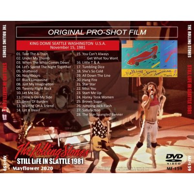 画像2: THE ROLLING STONES 1981 STILL LIFE IN SEATTLE DVD