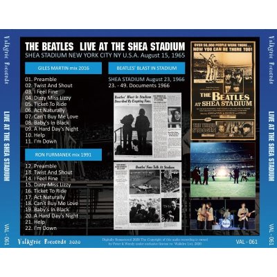 画像2: THE BEATLES / LIVE AT THE SHEA STADIUM CD