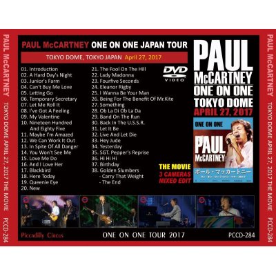 画像2: PAUL McCARTNEY / ONE ON ONE TOKYO DOME THE MOVIE April 27, 2017 【DVD】