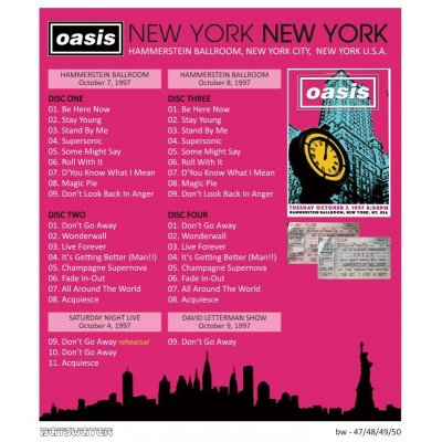 画像2: OASIS 1997 NEW YORK, NEW YORK 4CD