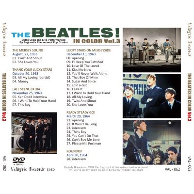 画像2: THE BEATLES / THE BEATLES IN COLOR Vol.3 DVD