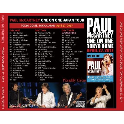 画像2: PAUL McCARTNEY / ONE ON ONE TOKYO DOME 27 【3CD】