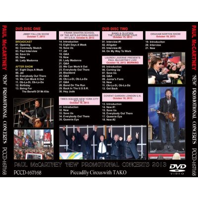画像6: PAUL McCARTNEY / 'NEW' PROMOTIONAL CONCERTS 2013 【4CD+2DVD】