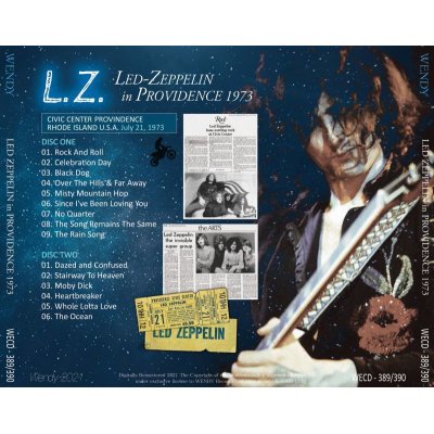 画像2: LED ZEPPELIN 1973 L.Z. IN PROVIDENCE 2CD
