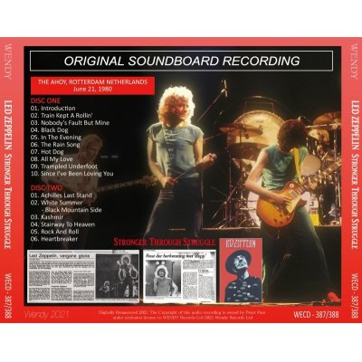 画像2: LED ZEPPELIN 1980 STRONGER THROUGH STRUGGLE 2CD