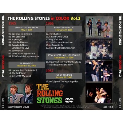 画像2: THE ROLLING STONES / STONES IN COLOR Vol.3 DVD