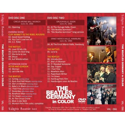 画像2: THE BEATLES 1966 GERMANY in COLOR 2DVD