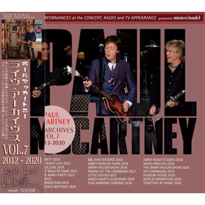 画像1: PAUL McCARTNEY / LIVE ARCHIVES Vol.7 2CD
