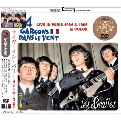 画像1: THE BEATLES LIVE IN PARIS 1964&1965 IN COLOR DVD