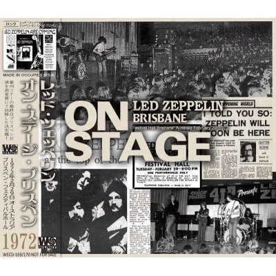 画像1: LED ZEPPELIN 1972 ON STAGE BRISBANE 2CD