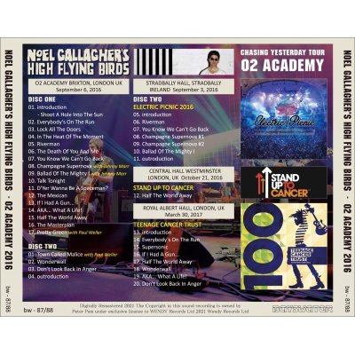 画像2: NOEL GALLAGHER 2016 O2 ACADEMY 2CD