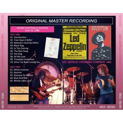画像2: LED ZEPPELIN 1980 UNFINISHED SYMPHONY 2CD