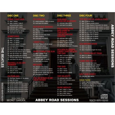画像2: THE BEATLES / ABBEY ROAD SESSIONS 【4CD】