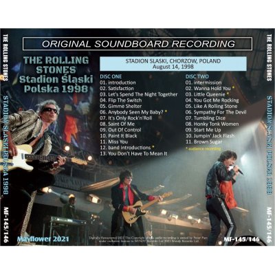 画像2: THE ROLLING STONES 1998 STADION SLASKI POLSKA 2CD