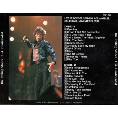 画像2: VGP-183 THE ROLLING STONES / L,A,CONFIDENTIAL