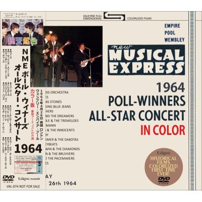 画像1: V.A. 1964 POLL WINNERS ALL STAR CONCERT IN COLOR 2DVD