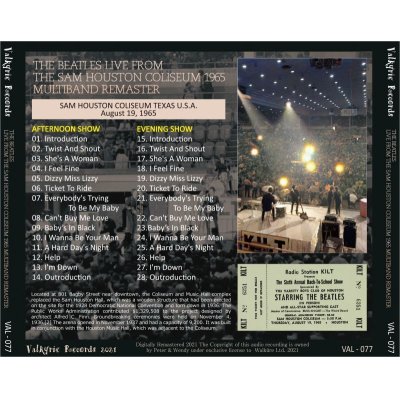画像2: THE BEATLES LIVE FROM SAM HOUSTON COLISEUM MULTIBAND REMASTER CD