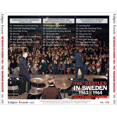 画像2: THE BEATLES IN SWEDEN 1963 - 1964 MULTIBAND REMASTER CD