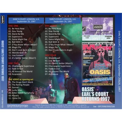 画像4: OASIS 1997 OASIS' EARL'S COURT RETURNS 6CD