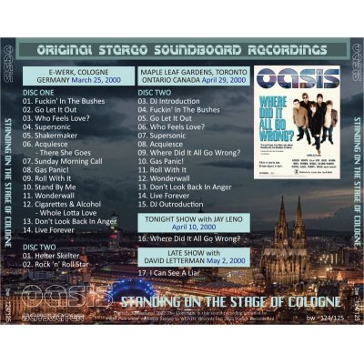 画像2: OASIS 2000 STANDING ON THE STAGE OF COLOGNE 2CD