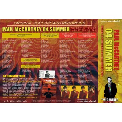 画像2: PAUL McCARTNEY / 04 SUMMER 【3CD+2DVD】