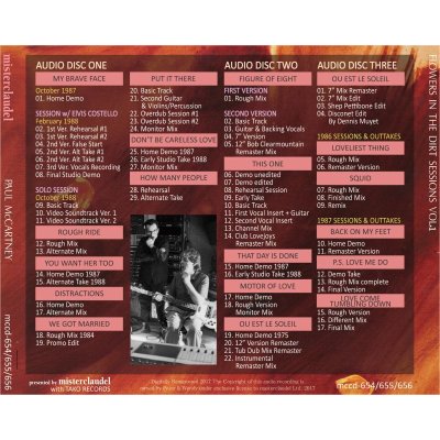 画像4: PAUL McCARTNEY / FLOWERS IN THE DIRT SESSIONS 【6CD】