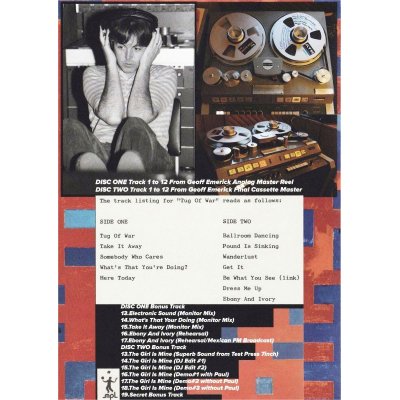 画像2: PAUL McCARTNEY TUG OF WAR Super Analog Masters 40th-Anniversary Edition 2CD
