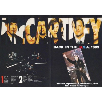 画像1: PAUL McCARTNEY 1989 BACK IN THE USA 2CD 