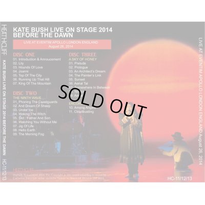 画像2: KATE BUSH / BEFORE THE DAWN 2014 【3CD】