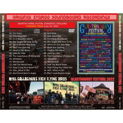 画像2: NOEL GALLAGHER 2022 GLASTONBURY FESTIVAL CD+DVD