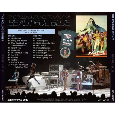 画像2: THE ROLLING STONES 1976 BEAUTIFUL BLUE 2CD