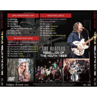 画像2: THE BEATLES 1968 REBELLION OF THE YOUTH DVD