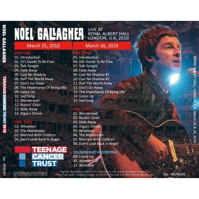 画像2: NOEL GALLAGHER 2010 TEENAGE CANCER TRUST 3CD