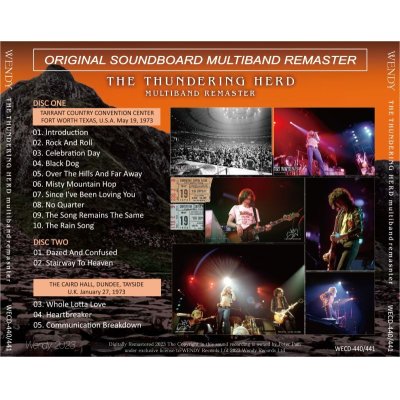 画像2: LED ZEPPELIN 1973 THE THUNDERING HERD 2CD