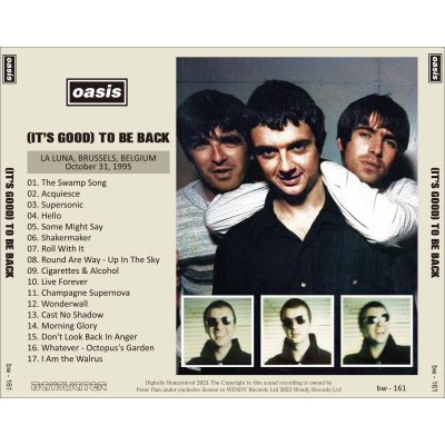 画像2: OASIS 1995 (IT'S GOOD) TO BE BACK CD