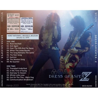 画像2: LED ZEPPELIN 1975 DRESS GRASPER-Z 2CD