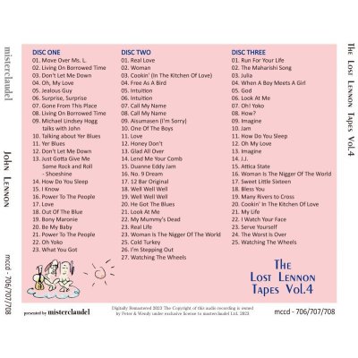 画像2: JOHN LENNON THE LOST LENNON TAPES VOL.4 3CD