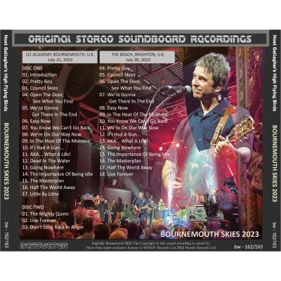 画像2: NOEL GALLAGHER 2023 BOURNEMOUTH SKIES 2CD