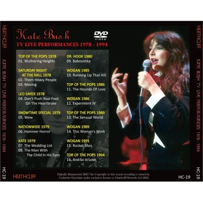 画像2: KATE BUSH TV LIVE PERFORMANCES 1978 - 1994 DVD