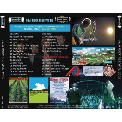 画像2: OASIS 2009 FUJI ROCK FESTIVAL 2CD