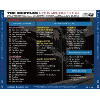 画像2: THE BEATLES 1964 LIVE IN MELBOURNE MULTIBAND REMASTER CD+DVD