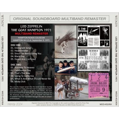 画像2: LED ZEPPELIN 1971 THE GOAT HAMPTON 2CD