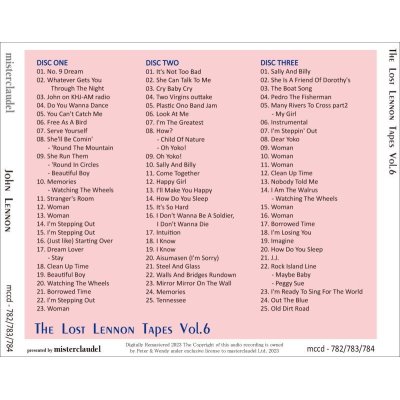 画像2: JOHN LENNON THE LOST LENNON TAPES VOL.6 3CD