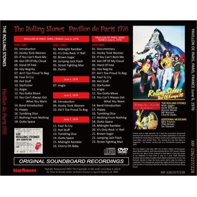 画像2: THE ROLLING STONES 1976 PAVILLON DE PARIS 2CD+DVD