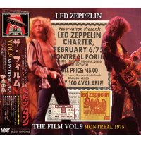 LED ZEPPELIN THE FILM VOL.9 MONTREAL 1975 DVD