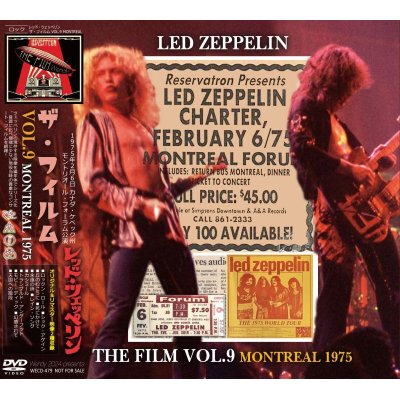 画像1: LED ZEPPELIN THE FILM VOL.9 MONTREAL 1975 DVD