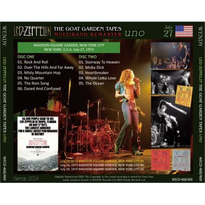 画像2: LED ZEPPELIN 1973 THE GOAT GARDEN TAPES uno 2CD